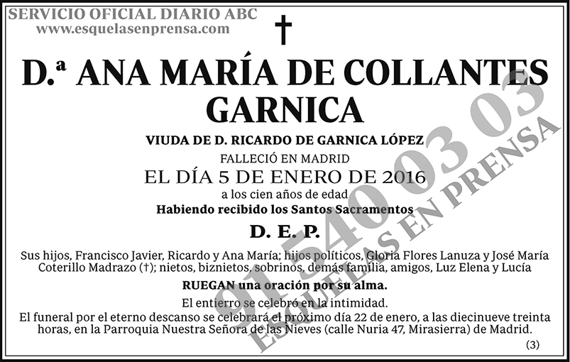 Ana María de Collantes Garnica